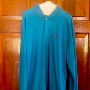 Mens long sleeve polo